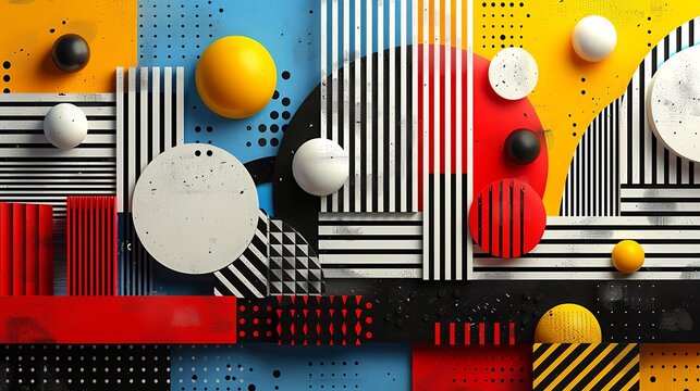 Geometric background featuring dynamic patterns and clean lines, perfect for conveying a contemporary and professional aesthetic with a minimalist approach. high resolution Illustration, in the style