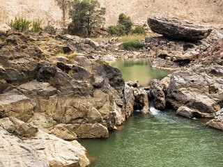 river in the mountains Angola Africa
