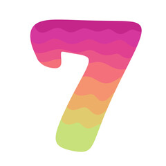 Cute numbers one to zero