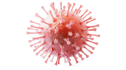 Virus, bacteria transparent background