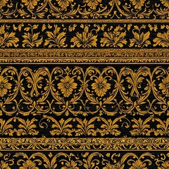 Ornate design on a black background, ideal for home decor or design inspiration