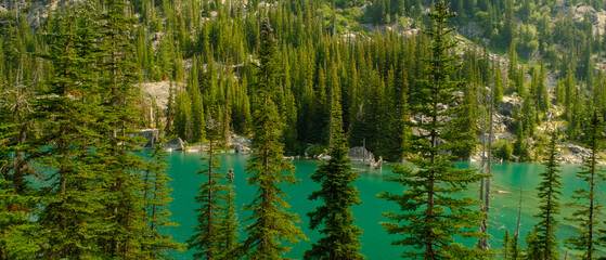 Obraz premium blue lake