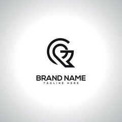 GQ QG Alphabet Unique Letter Logo Design. Initial Vector Symbol.