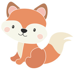 Fox cartoon illustration