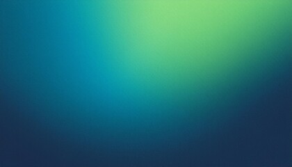 Obraz premium Teal green blue grainy color gradient background glowing noise texture cover header poster design