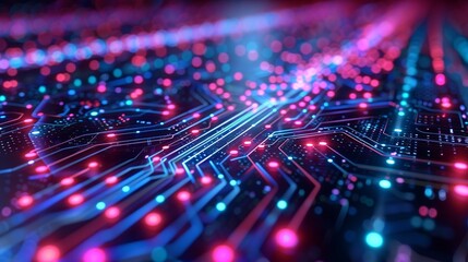 Obraz premium High-speed internet concept showcasing fiber optics, broadband, and advanced communication links, ideal for illustrating cutting-edge connectivity and rapid data transfer technologies. high