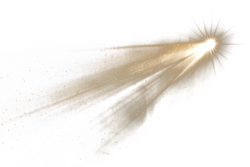 PNG Radiant comet light streak overlay effect, transparent background
