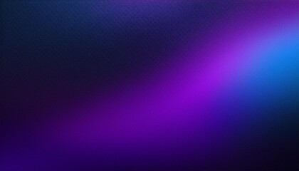 Fototapeta premium Purple black blue dark glowing grainy gradient background noise texture poster header banner design copy space