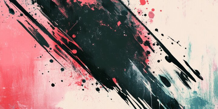 This abstract painting showcases bold brush strokes and vibrant colors that dance across a textured background, enhancing its visual impact and appeal to admirers and viewers alike