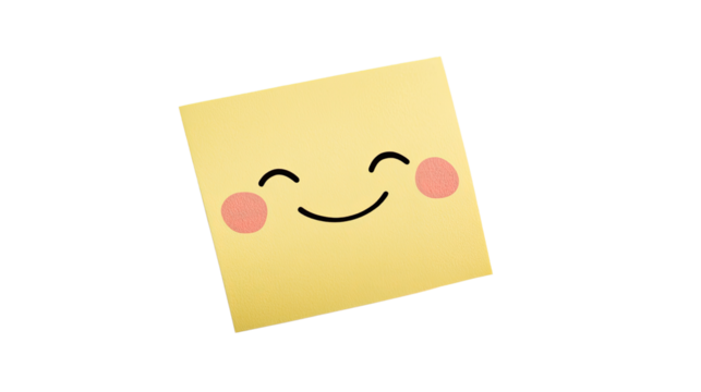 Happy sticker transparent background