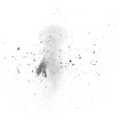 Various kinds of texture stamps (vintage, paint, concrete, damaged, and other). Vector overlay of urban grunge set. Add droplets of ink and a spray-effect paint texture.