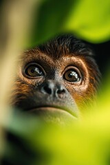 Fototapeta premium Wildlife sanctuary habitat for endangered species conservation