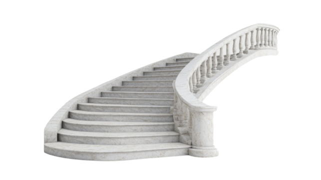 Staircase transparent background