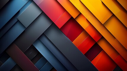 Sophisticated abstract background with bright vivid colors and a geometric pattern blending angular shapes with smooth polished gradients for a dynamic design. high resolution Illustration in the