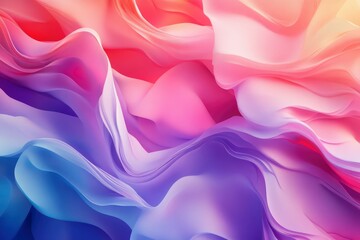 Fototapeta premium Soft and liquid color waves background, ai