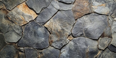 stone background. Top view. Free copy space, ai