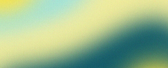 Dark blue abstract yellow grainy noise texture background design. 