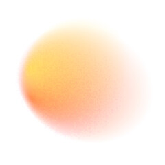 Color circle gradient noise gradation. Abstract colorful watercolor blur mesh shape on white background. Gradient aura, grain neon blob with noise effect vector illustration