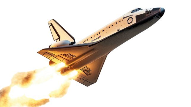 Space Shuttle transparent background