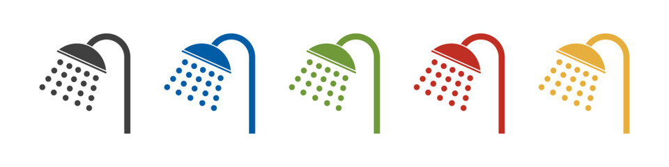 shower icon on a white background.