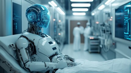 Futuristic Healthcare Systems with AI Integration: Healthcare systems where AI assists with diagnostics and treatment.