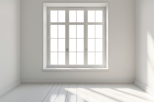 PNG window frame mockup, transparent design