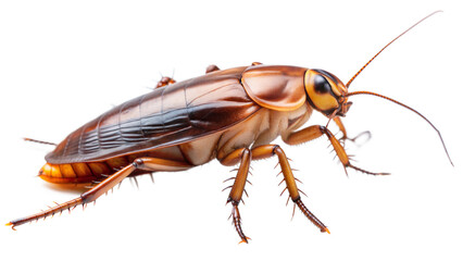 Naklejka premium cockroach on a transparent background
