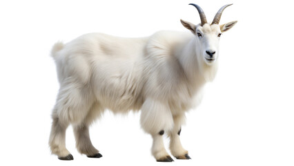 mountain goat on a transparent background