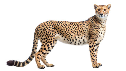 cheetah on a transparent background