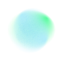 Color circle gradient noise gradation. Abstract colorful watercolor blur mesh shape on white background. Gradient aura, grain neon blob with noise effect vector illustration.
