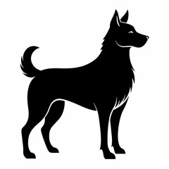 peeking-dog-clipart-silhouettes