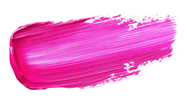 pink brush stroke transparent background - Powered by Adobe