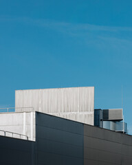 ventilation unit on the roof 