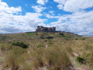 Bamburgh Castle in Northumberland, England