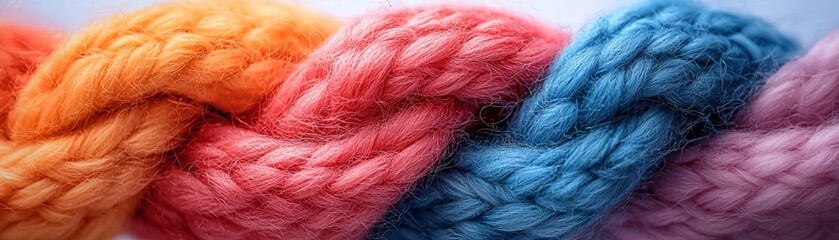 Obraz premium Wool fabric texture, warm and fuzzy, flat design illustration