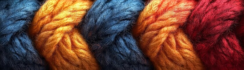 Fototapeta premium Wool fabric texture, warm and fuzzy, flat design illustration