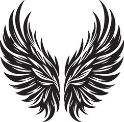 eagle with wings vector illustration 
