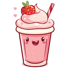 Hand Drawn Doodled Element - Ice Cream Desserts Bonus Pack. Cone thin line Icon set - editable stroke