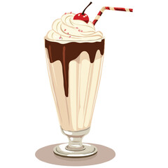 Hand Drawn Doodled Element - Ice Cream Desserts Bonus Pack. Cone thin line Icon set - editable stroke