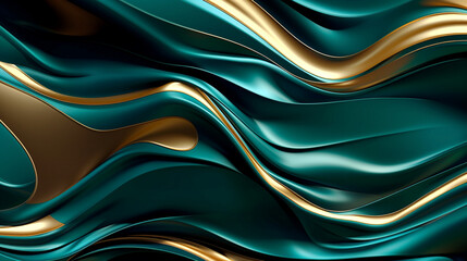Fototapeta premium abstract background with waves ornament abstract background with gold circles texture wedding art chic luxury glamorous wallpaper pattern