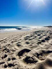 footprints in the sand