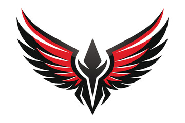 Obraz premium eagle with wings vector illustration 