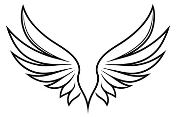 eagle with wings vector illustration 