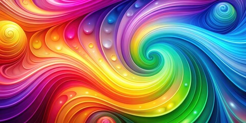 Abstract colorful background with vibrant swirls and gradients , vibrant, abstract, colorful, background, art, bright, design