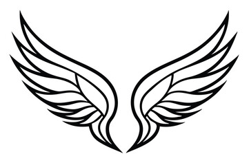 eagle with wings vector illustration 