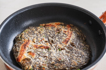 もずくとちくわの薄焼き