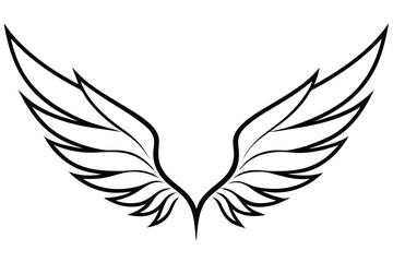 eagle with wings vector illustration 