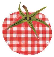 PNG Tomato collage cutout vegetable produce plant.