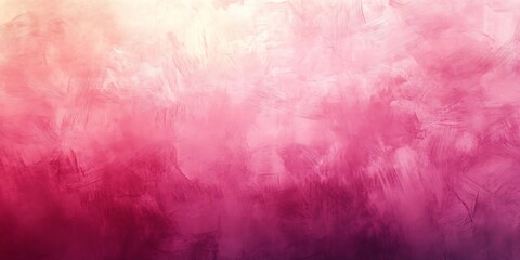 Obraz premium A pink background with a pink and white brush stroke, Textured pink background with a subtle grainy effect.