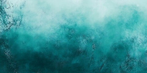 Obraz premium Teal blue background with a soft vignette, providing a focal point.